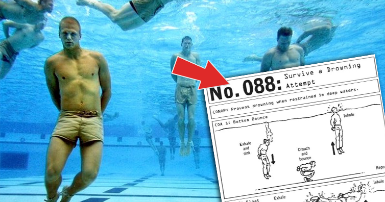 Navy Seal explica como deves proceder se te estiveres a afogar