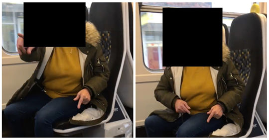 Adolescente insultada no comboio por ter levantado a máscara para que a irmã surda conseguisse ler os seus lábios