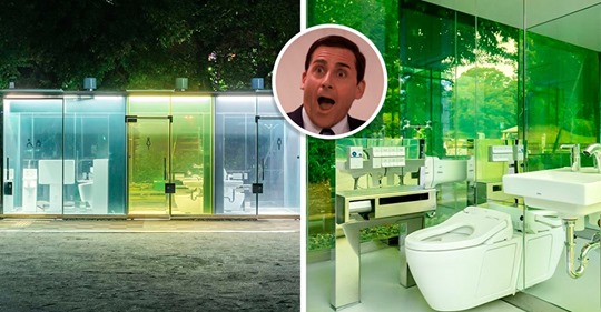Inventaram WCs públicas transparentes para que vejas se estão limpas antes de as usares