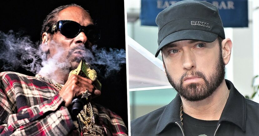 Snoop Dogg diz que Eminem não está sequer no 'Top 10' de melhores rappers de todos os tempos