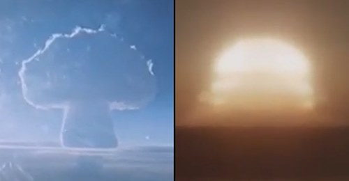 Rússia torna público o vídeo da maior explosão nuclear do mundo inteiro