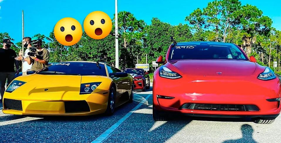 Tesla Model Y derrota Lamborghini Murcielago em provas de velocidade