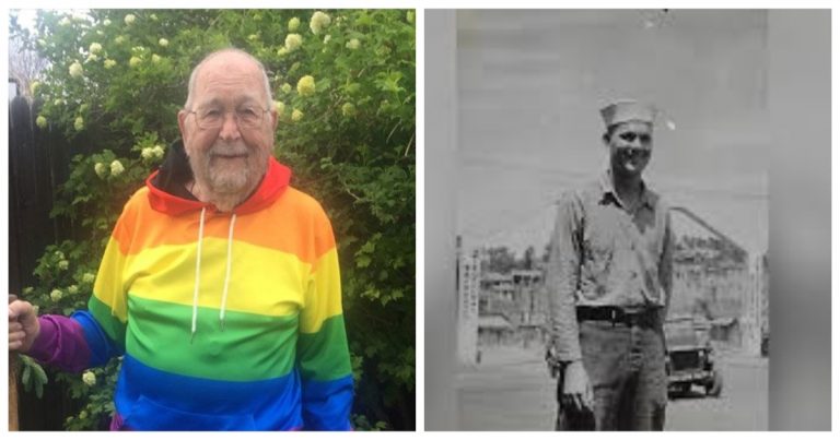 Avô de 90 anos revela que é gay durante a pandemia