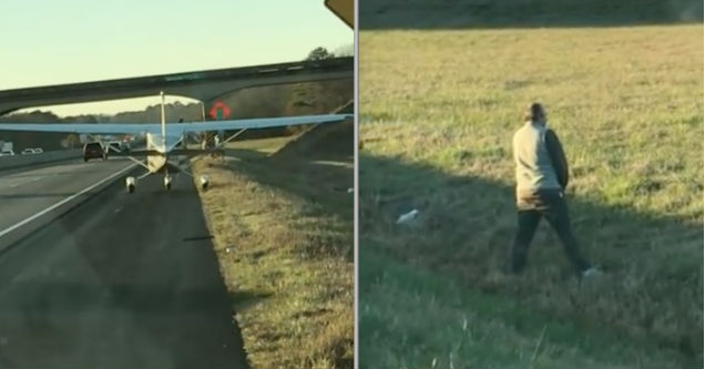 Aspirante a piloto faz aterragem de emergência em plena autoestrada para ir urinar