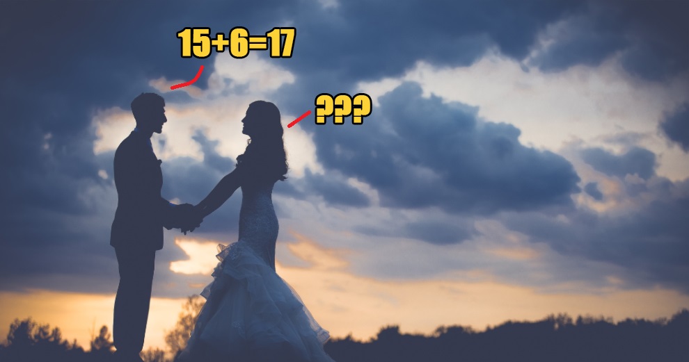 Noiva abandona noivo durante o casamento depois de ele ter respondido erradamente a uma pergunta de matemática