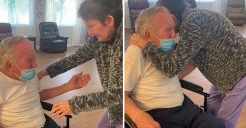 Casal junto há 60 anos reencontra-se, finalmente, depois de 215 dias afastados