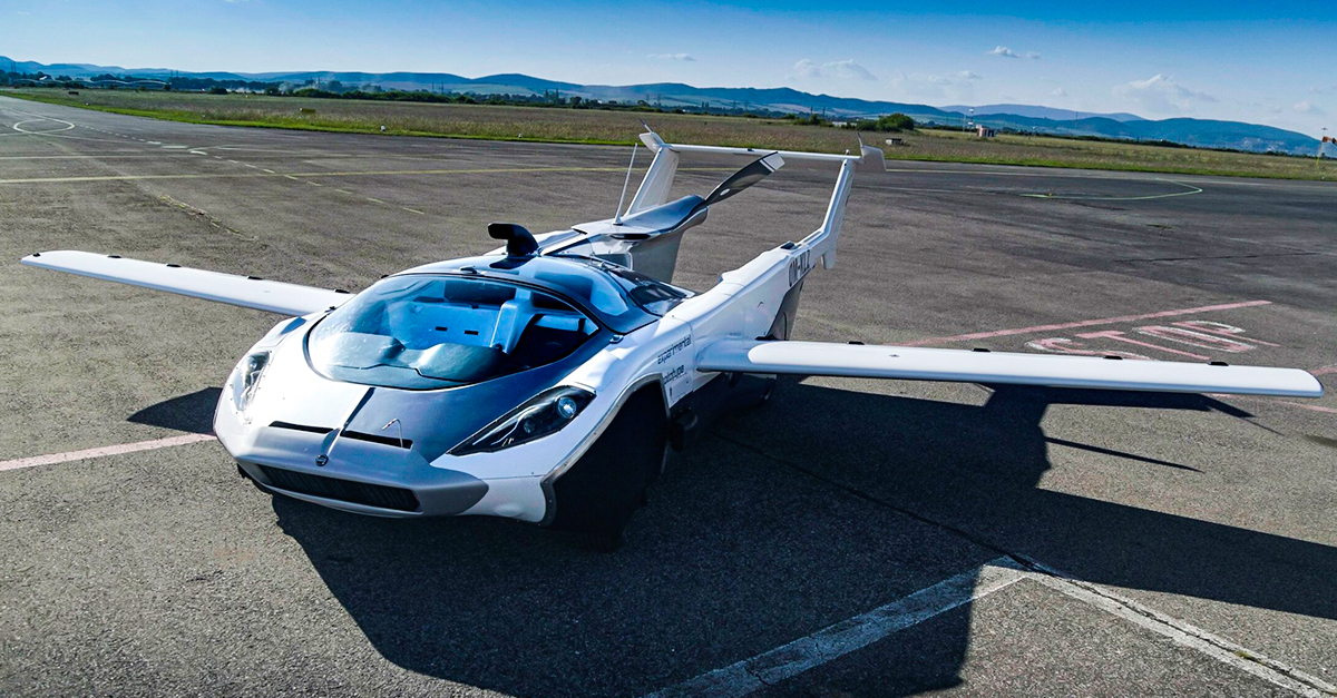AirCar, o incrível automóvel desportivo que consegue voar