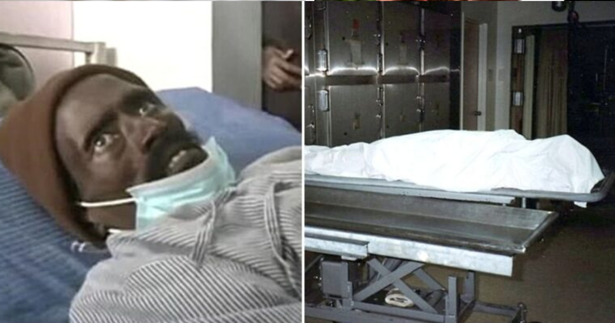 Homem declarado com morto acorda na morgue enquanto lhe drenavam o sangue