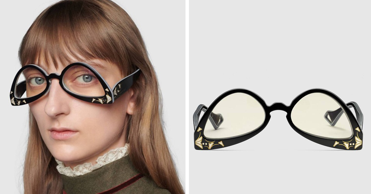 Gucci lança caros e ridículos "óculos ao contrário"