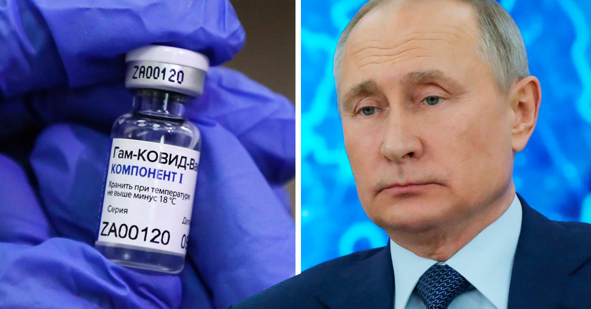 Vladimir Putin não tomou a vacina Sputnik V por recomendação dos especialistas