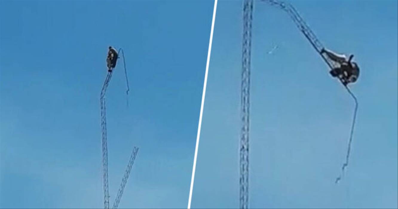 Trabalhador da construção civil falece depois de uma queda de 40 metros depois de uma antena ter cedido