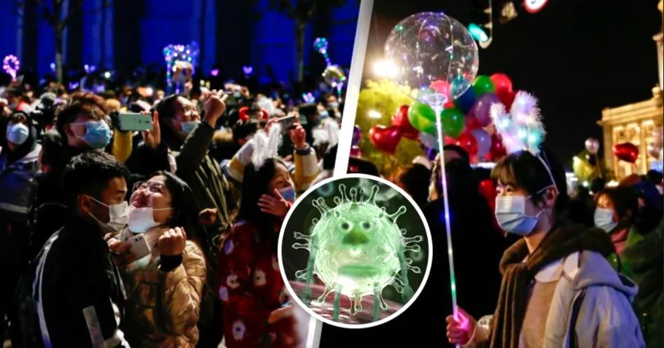 Em Wuhan, as discotecas encheram-se na celebração do Ano Novo, por não haver COVID-19 na região