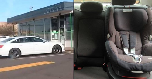 Ladrão de carro ameaça fazer queixa da mãe que deixou o filho no banco de trás do carro roubado