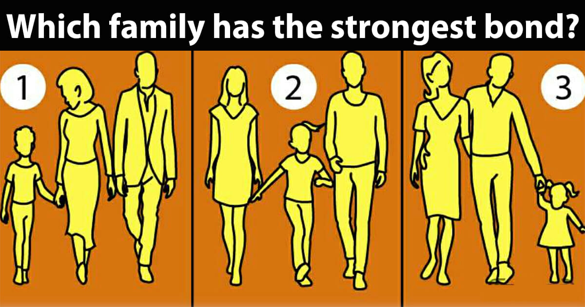 Qual das famílias tem o laço mais forte?