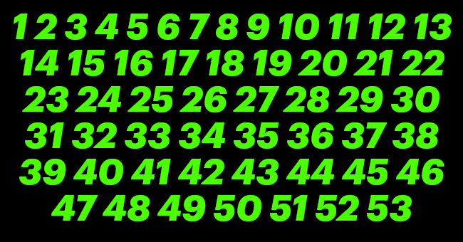 DESAFIO: Esta sequência de números parece normal mas algo está em falta...