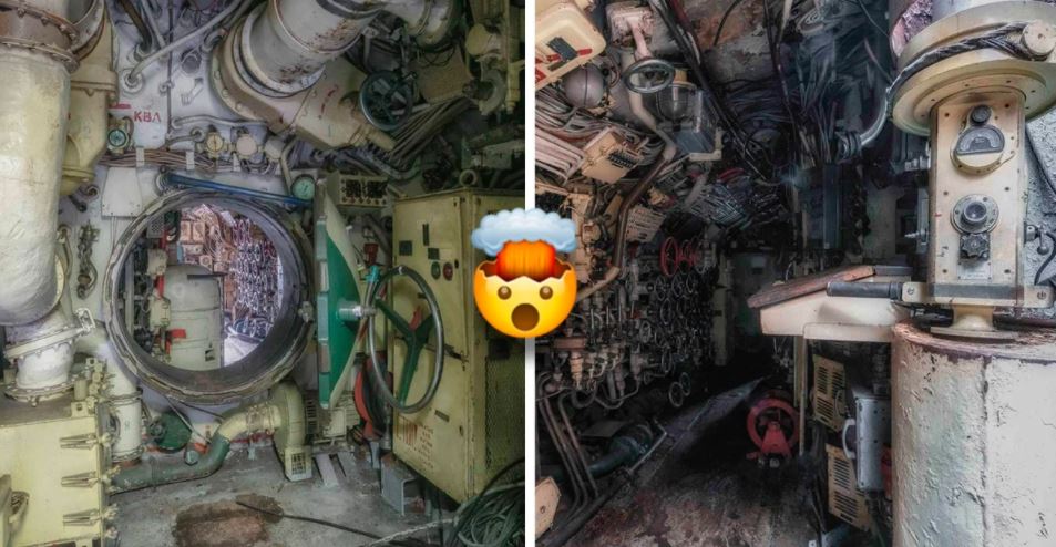 15 fotografias assombrosas que mostram o interior de um submarino soviético abandonado