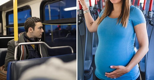 Homem diz que se recusa a ceder o seu lugar no autocarro a grávidas porque "trabalha muitas horas seguidas"