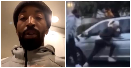 Estrela da NBA rebenta o homem que vandalizou a sua carrinha