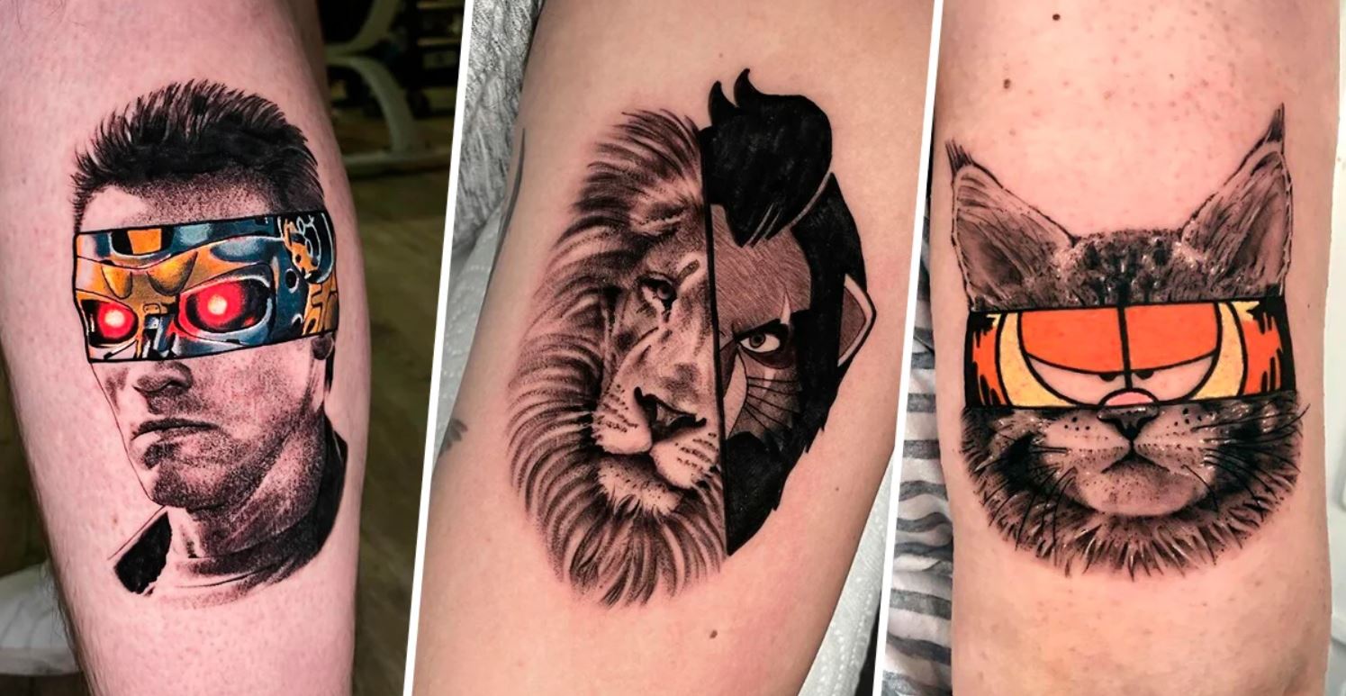 25 tatuagens incríveis que misturam dois estilos completamente diferentes