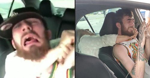 Motorista da Uber atacado por uma mulher