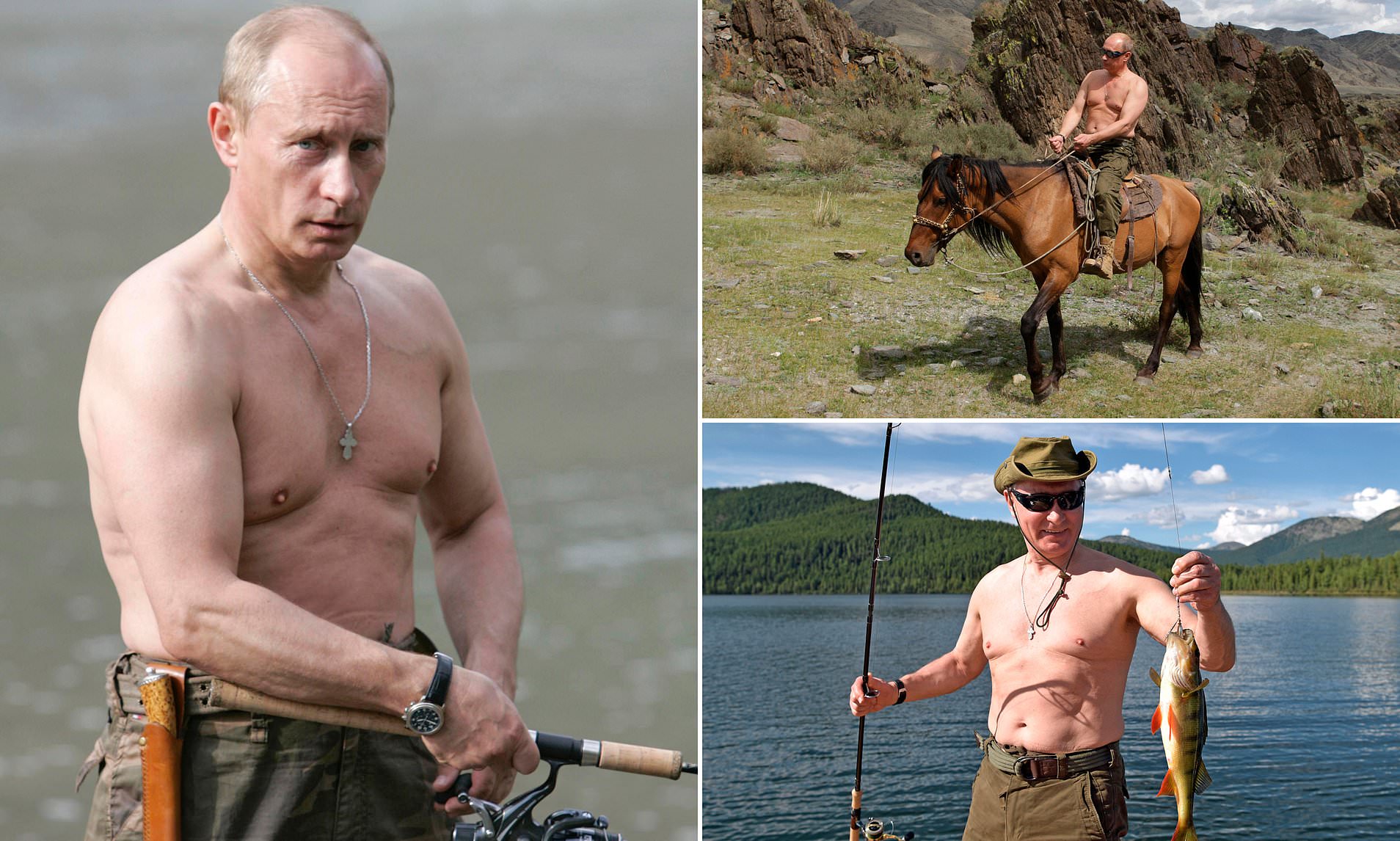 Vladimir Putin eleito o homem mais sexy da Rússia