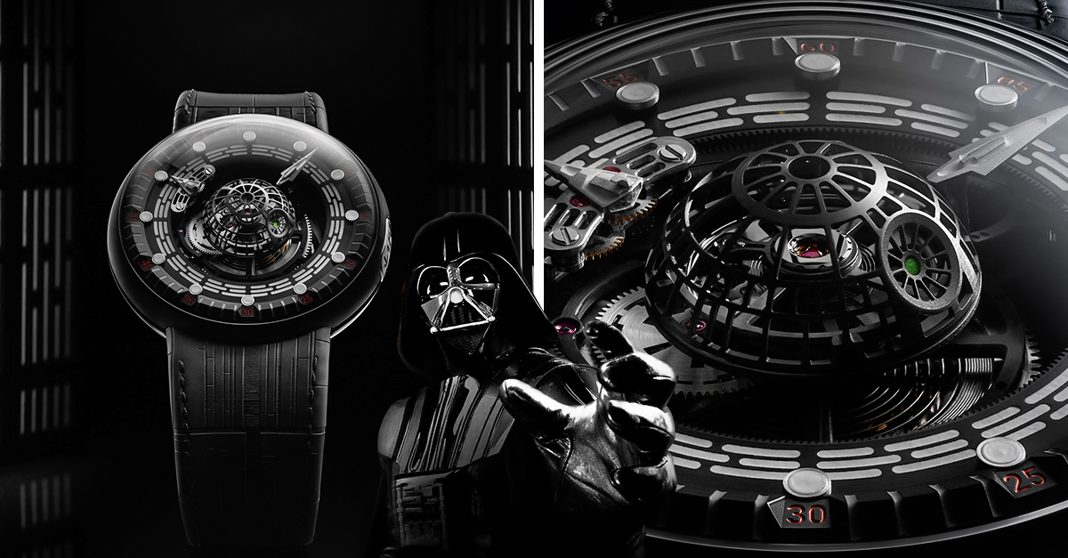 Relógio inspirado na Death Star pode ser adquirido por 150 mil dólares