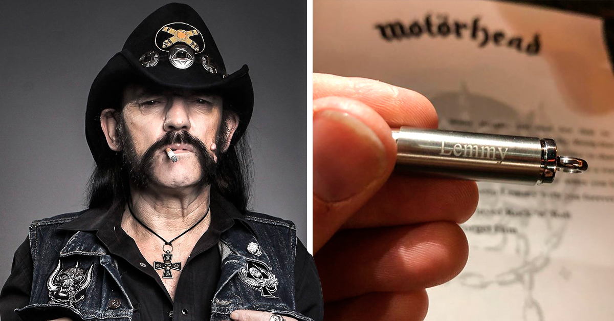 As cinzas de Lemmy Kilmister foram colocadas em balas para oferecer aos amigos mais próximos