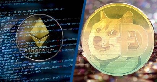 A crypto moeda Ethereum está a bombar, mas a Dogecoin ainda cresce mais rápido