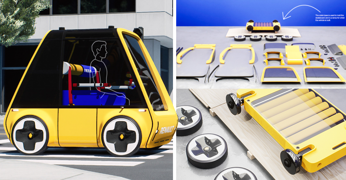A IKEA e a Renault juntaram-se para criar este pequeno carro que tu próprio podes montar