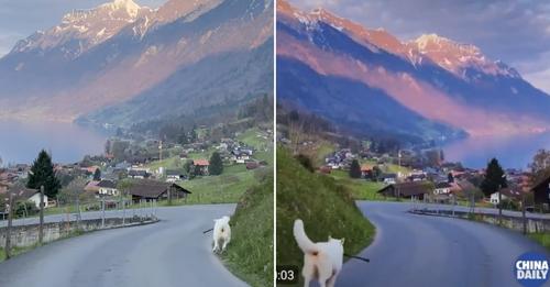 Imprensa chinesa tenta promover a China utilizando um vídeo dos Alpes Suíços