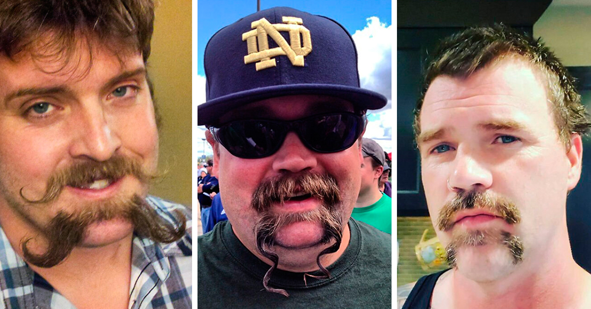 A nova moda entre os homens consiste em ter um "duplo bigode"
