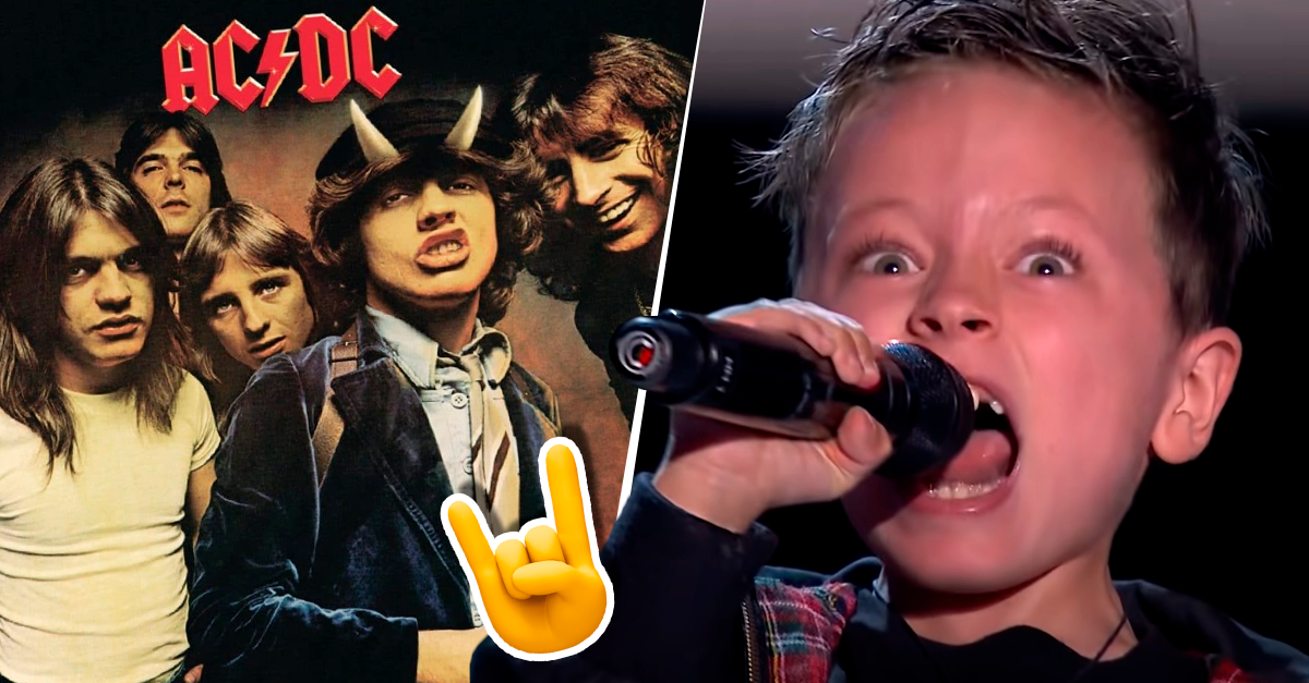 Criança de 8 anos canta "Highway to Hell" dos AC/DC e surpreende toda a gente