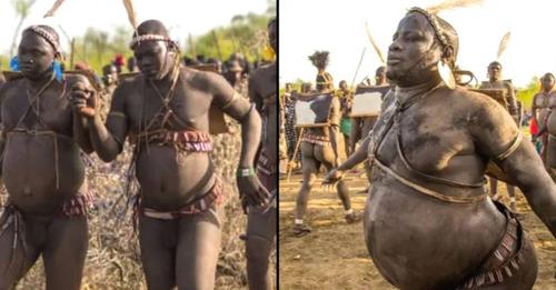 Tribo na Etiópia faz competições do homem mais gordo