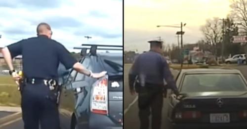 Vê o porquê dos polícias tocarem sempre no teu carro quando te mandam parar no transito