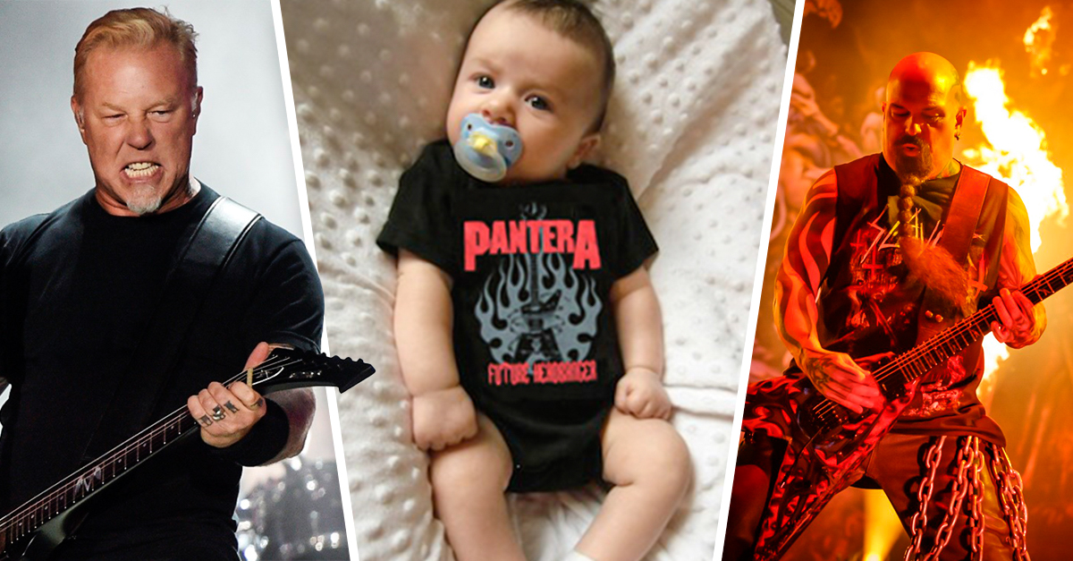 Mamã "metaleira" dá os nomes de Metallica, Slayer e Pantera... aos seus filhos