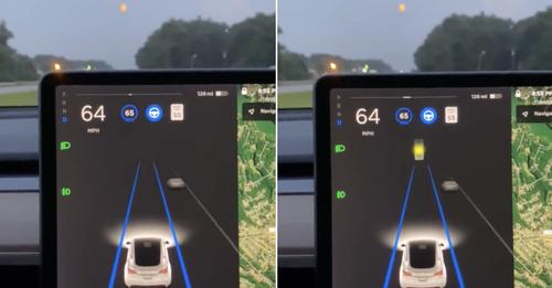 Carro autónomo da Tesla confunde a lua com semáforo amarelo