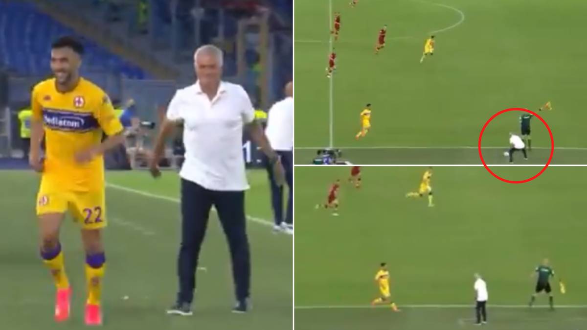 José Mourinho GOZA jogador da equipa adversária na vitória da Roma