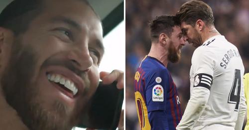 Vídeo mostra a primeira interação entre Sergio Ramos e Lionel Messi como colegas de equipa