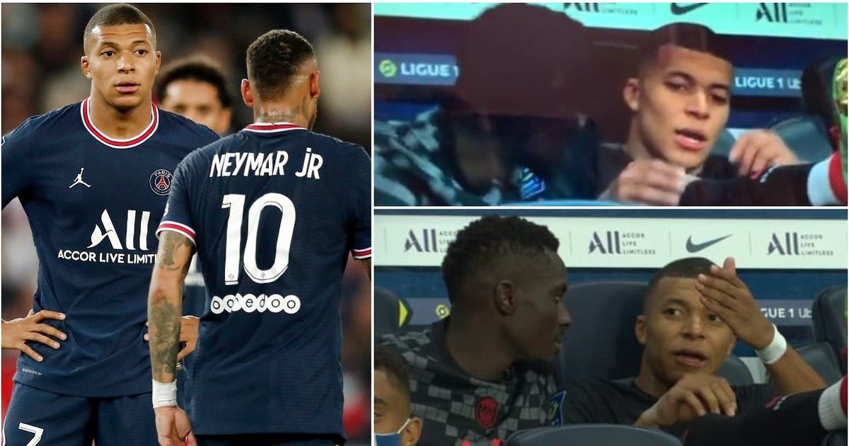 Kylian Mbappé apanhado a reclamar de Neymar no último jogo do Paris Saint-Germain