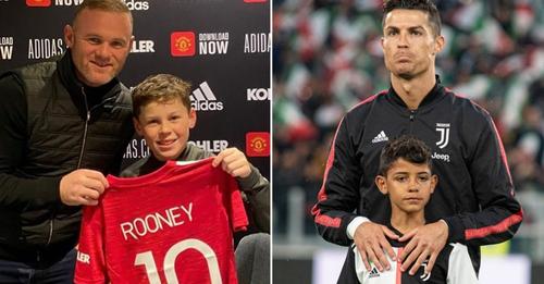 Os filhos de Wayne Rooney e de Cristiano Ronaldo vão ser colegas de equipa na academia do Manchester United