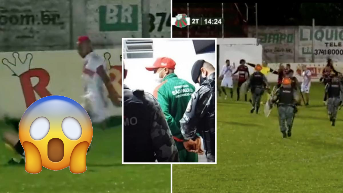 Futebolista preso depois de ter pontapeado árbitro na cabeça durante um jogo