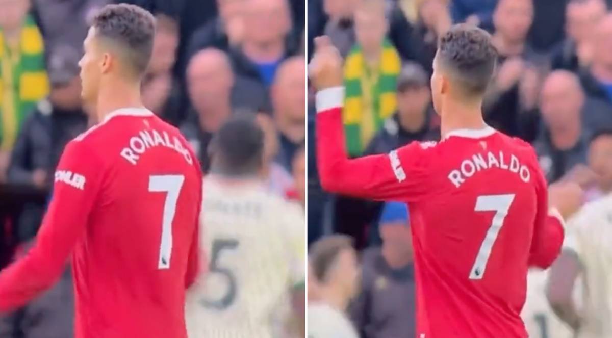 A reação de Cristiano Ronaldo ao golo do Liverpool deixou alguns adeptos do Manchester United confusos