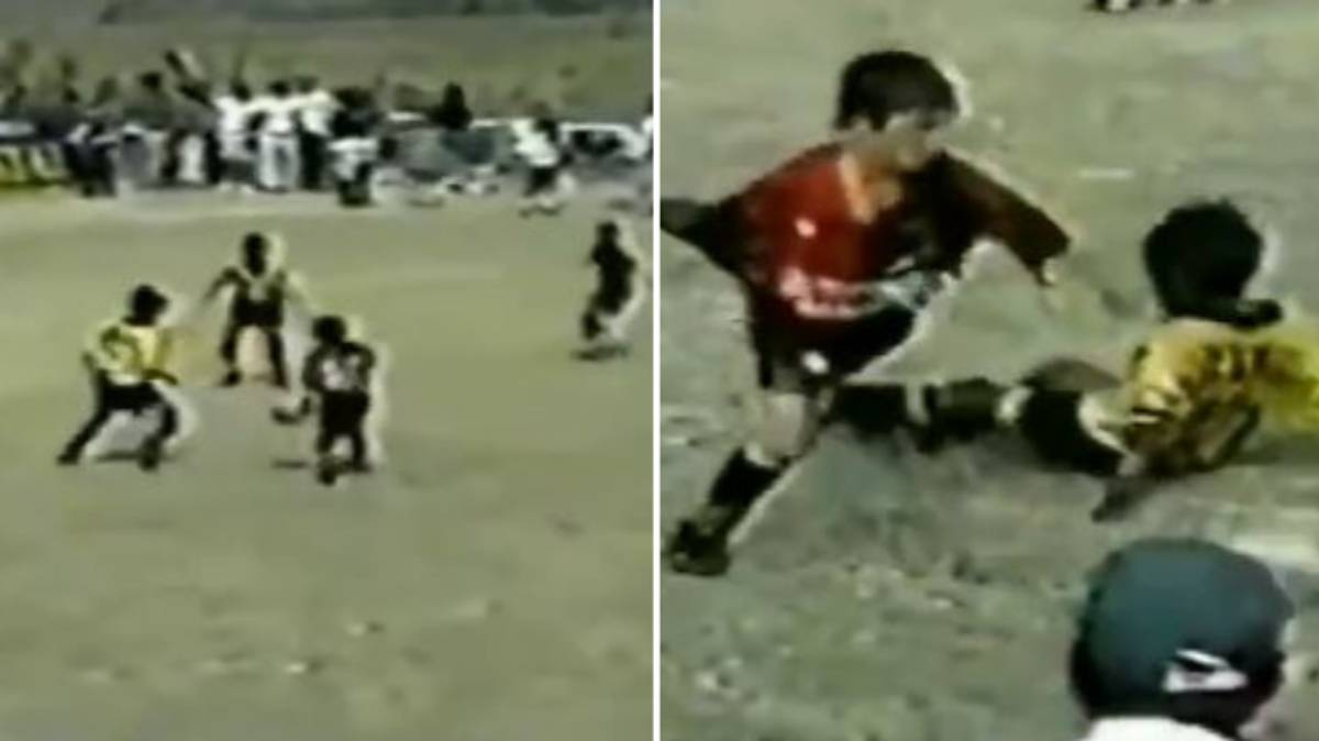 Vídeo de Lionel Messi a jogar futebol em criança deixa toda a gente incrédula: ele nasceu para o futebol