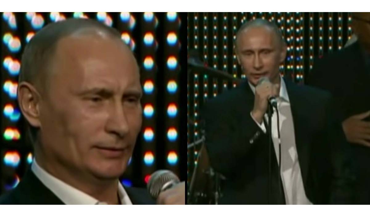 Vladimir Putin a cantar "Blueberry Hill" num karaoke é a coisa mais perturbadora que vais ver hoje