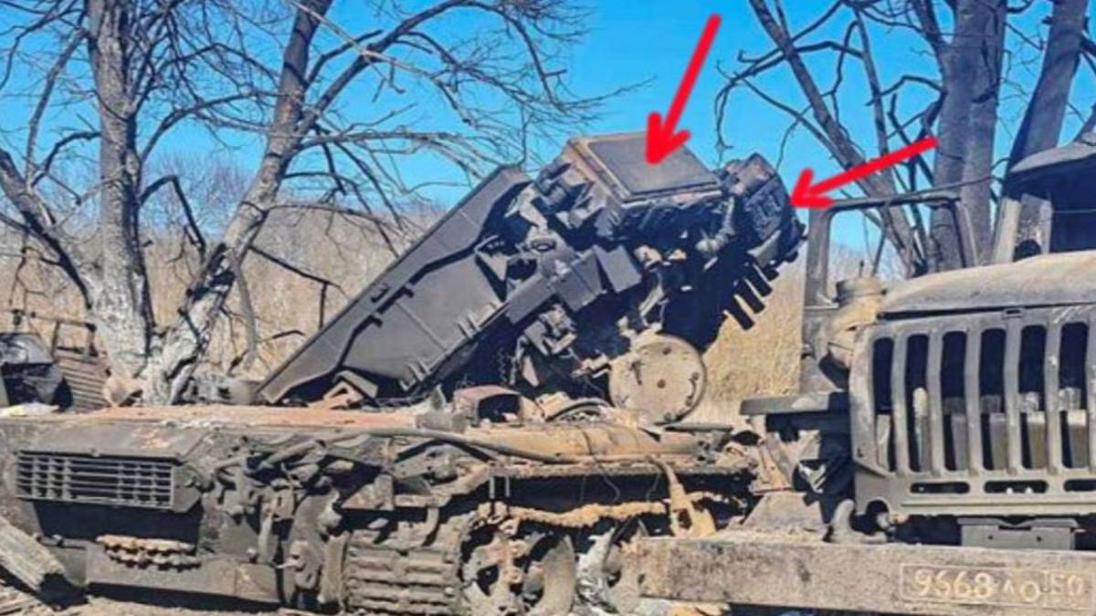 Tanque topo de gama da Rússia é destruído pelas forças ucranianas