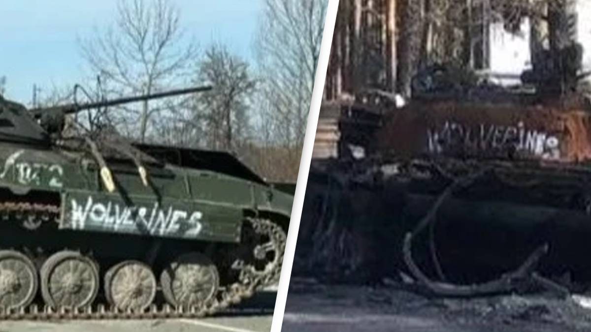 Conhece a razão pela qual estão a escrever "Wolverines" nos tanques russos que são destruídos